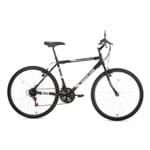 Ficha técnica e caractérísticas do produto Bicicleta Foxer Hammer Preta, Aro 26, 21 Marchas, Freio V-Brake, Quadro Tamanho 20 - Houston