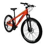 Bicicleta Frx Freeride Aro 26 Freio a Disco 21 Velocidades Câmbio Shimano Laranja Neon - Gios