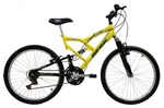 Ficha técnica e caractérísticas do produto Bicicleta Full FA240 18V Aro 26 Amarelo 18 Marchas - Mormaii
