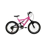 Ficha técnica e caractérísticas do produto Bicicleta Full FA240 6V Aro 20 Rosa Fluor - Mormaii - Rosa - Feminino