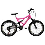 Ficha técnica e caractérísticas do produto Bicicleta Full Fa240 Aro 20 Rosa Fluor Preta 2011865 Mormaii