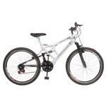 Ficha técnica e caractérísticas do produto Bicicleta Full Gold Aro 26 Branco/Preto