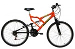 Ficha técnica e caractérísticas do produto Bicicleta Fullsion 18V Aro 26 Laranja Neon - Mormaii