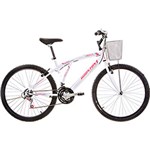 Ficha técnica e caractérísticas do produto Bicicleta Houston Bristol Lance Aro 26 21 Marchas Branca
