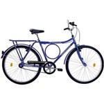 Ficha técnica e caractérísticas do produto Bicicleta Houston Super Forte VB com Bagageiro, Azul Copa