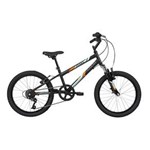 Ficha técnica e caractérísticas do produto Bicicleta Infant Caloi Pixel Aro 20 - Susp Diant 7 Vel Preto - Preto