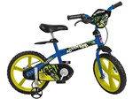Bicicleta Infantil Adventure Aro 14 - Bandeirante 1 Marcha Azul com Rodinhas