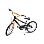 Ficha técnica e caractérísticas do produto Bicicleta Infantil Aro 20 Apollo com Pezinho - Nathor - Laranja/Preta