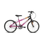 Ficha técnica e caractérísticas do produto Bicicleta Infantil Aro 20 Brave Preto e Pink Verden Bikes