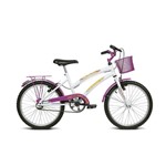 Ficha técnica e caractérísticas do produto Bicicleta Infantil Aro 20 Breeze Branco e Pink Verden Bikes