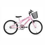 Ficha técnica e caractérísticas do produto Bicicleta Infantil Aro 20 New Bike Feminina Rebaixada Rosa - Rosa - Rebaixado