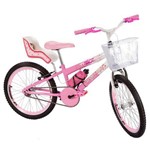 Ficha técnica e caractérísticas do produto Bicicleta Infantil Aro 20 Sport Bike Alice com Cadeirinha de Boneca