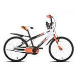 Ficha técnica e caractérísticas do produto Bicicleta Infantil Aro 20 Top Cross Kids Preta e Laranja