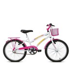 Ficha técnica e caractérísticas do produto Bicicleta Infantil Aro 20 Verden Bikes Breeze - Branca e Pink