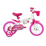 Ficha técnica e caractérísticas do produto Bicicleta Infantil Aro 12 Caloi Cecizinha - Branca / Rosa