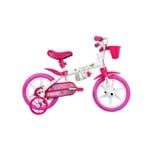 Ficha técnica e caractérísticas do produto Bicicleta Infantil Aro 12 Caloi Cecizinha Branco e Rosa
