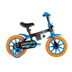 Ficha técnica e caractérísticas do produto Bicicleta Infantil Aro 12 Caloi Hot Wheels - Azul