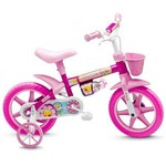 Ficha técnica e caractérísticas do produto Bicicleta Infantil Aro 12 Flower Rosa Nathor