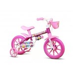 Ficha técnica e caractérísticas do produto Bicicleta Infantil Aro 12 Flower - Rosa