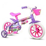 Ficha técnica e caractérísticas do produto Bicicleta Infantil Aro 12 Menina Nathor - Violet