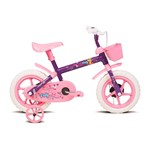 Ficha técnica e caractérísticas do produto Bicicleta Infantil Aro 12 Paty Lilás e Rosa Verden Bikes