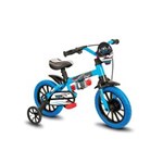 Ficha técnica e caractérísticas do produto Bicicleta Infantil Aro 12 Veloz - Nathor - Azul/Preta