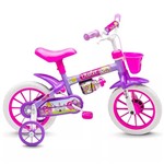 Ficha técnica e caractérísticas do produto Bicicleta Infantil Aro 12 Violet 60025 - Nathor