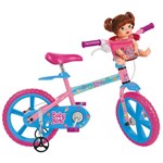 Ficha técnica e caractérísticas do produto Bicicleta Infantil Aro 14 Baby Alive Rosa e Azul Bandeirante