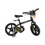Ficha técnica e caractérísticas do produto Bicicleta Infantil Aro 14 Bandeirante 3202 Batman Preto