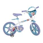 Ficha técnica e caractérísticas do produto Bicicleta Infantil Aro 14 Bandeirante Frozen 2498 Branco