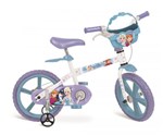 Ficha técnica e caractérísticas do produto Bicicleta Infantil Aro 14 Frozen 2498 - Bandeirante