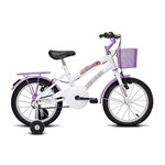 Ficha técnica e caractérísticas do produto Bicicleta Infantil Aro 16 Breeze Branco e Lilás - Verden Bike