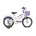 Ficha técnica e caractérísticas do produto Bicicleta Infantil Aro 16 Breeze Branco e Lilás Verden Bikes