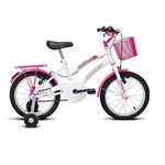 Ficha técnica e caractérísticas do produto Bicicleta Infantil Aro 16 Breeze Branco e Pink - Verden Bike