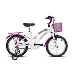 Ficha técnica e caractérísticas do produto Bicicleta Infantil Aro 16 Breeze Branco e Pink Verden Bikes