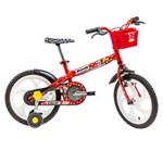 Ficha técnica e caractérísticas do produto Bicicleta Infantil Aro 16 Caloi Minnie - Vermelha