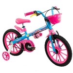 Ficha técnica e caractérísticas do produto Bicicleta Infantil Aro 16 Candy Rosa Menina Nathor