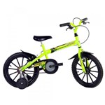 Ficha técnica e caractérísticas do produto Bicicleta Infantil Aro 16 Dino Amarelo/Neon - Track Bikes