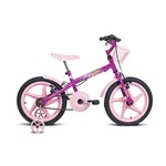 Bicicleta Infantil Aro 16 Fofys Pink e Rosa Verden Bikes