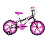 Ficha técnica e caractérísticas do produto Bicicleta Infantil Aro 16 Houston Tina - Preta