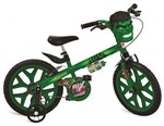 Ficha técnica e caractérísticas do produto Bicicleta Infantil Aro 16 Hulk 2422 - Bandeirante