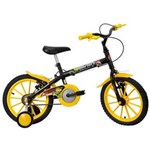Ficha técnica e caractérísticas do produto Bicicleta Infantil Aro 16 Masculina Aço Dino Track Bikes - Preto Fosco - Selecione=Preto Fosco