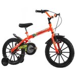 Ficha técnica e caractérísticas do produto Bicicleta Infantil Aro 16 Masculina Dino Neon Track Bikes - Laranja - Selecione=Laranja