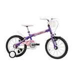 Ficha técnica e caractérísticas do produto Bicicleta Infantil Aro 16 Monny Feminina Lilas Track