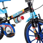Ficha técnica e caractérísticas do produto Bicicleta Infantil Aro 16 Nathor Tech Boy Preta/Azul