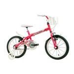Ficha técnica e caractérísticas do produto Bicicleta Infantil Aro 16 Pink Monny com Cesta - Track Bikes
