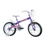Bicicleta Infantil Aro 16 Pink Track & Bikes Monny com Cesto
