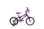 Ficha técnica e caractérísticas do produto Bicicleta Infantil Aro 16 Roda Alumínio Paty Violeta - Ello Bike