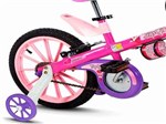 Ficha técnica e caractérísticas do produto Bicicleta Infantil Aro 16 Top Girls Nathor Menina