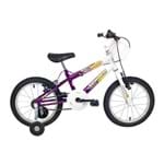 Ficha técnica e caractérísticas do produto Bicicleta Infantil Aro 16 Verden Bikes Brave Branca e Violeta